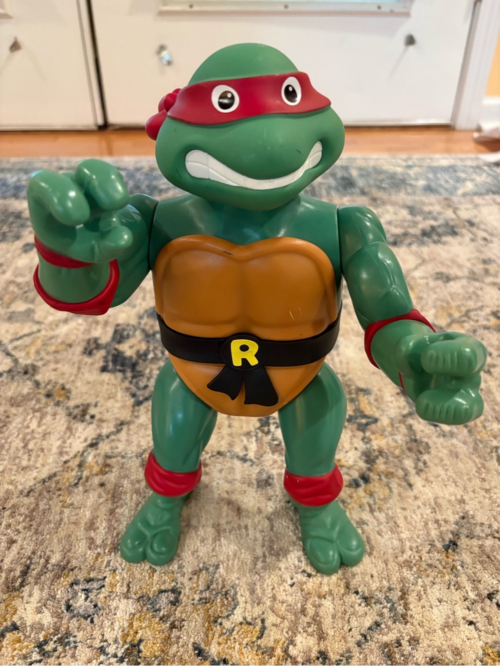 Vintage Giant Raphael, 12" Inch Figure TMNT Teenage Mutant Ninja Turtles
